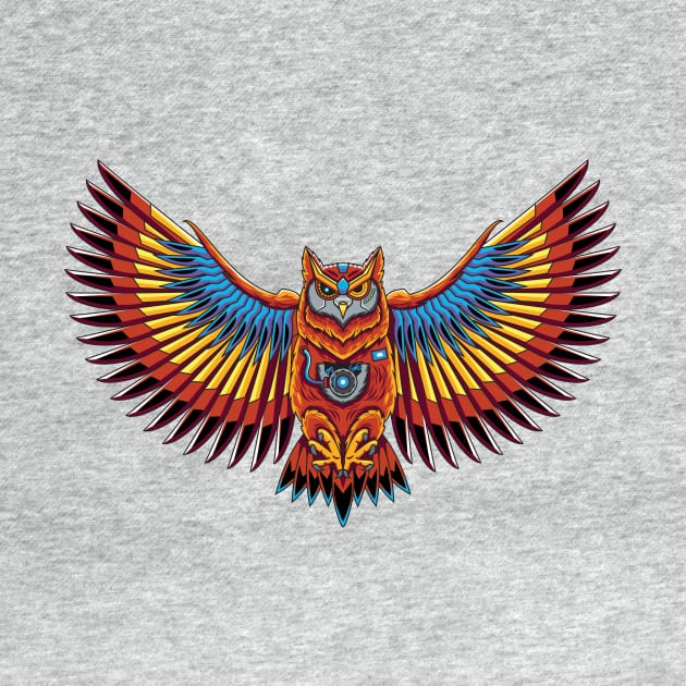 Futuristic Owl by Zildareds